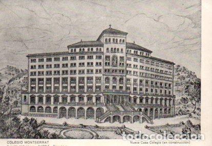 Postkarten: POSTAL PV10922: Colegio Montserrat en avenida Vallvidrera, Barcelona - NULL