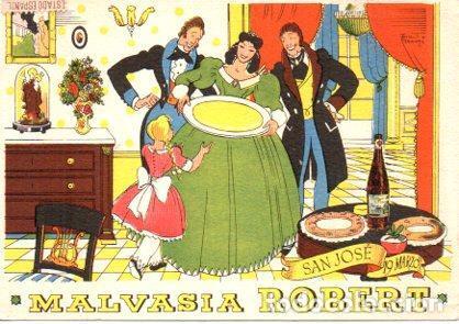 Postales: POSTAL PV10933: Malvasia Robert, Bodegas J. Robert Sitges - Foto 1