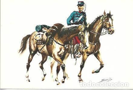 Postkarten: POSTAL A2482: Batidor de Caballeria Ligera. Regimiento de Cazadores Talavera