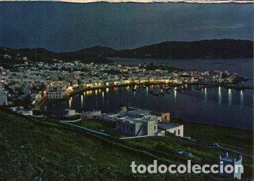Postcards: POSTAL PV10695: Mykonos, view by night - NULL