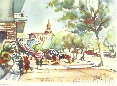 Cartoline: POSTAL A2575: Paseo de Palamos, por Ramon Reig - NULL