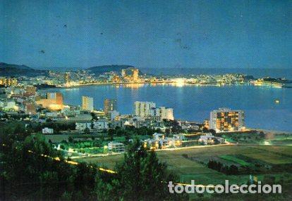 Postales: POSTAL PV11654: San Antonio de Calonge vista noctura al fondo Palamos - NULL