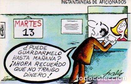 Postcards: POSTAL PV02230: Loteria Nacional. Dibujos humoristicos por Pablo, Serie P num. 9/12 - NULL