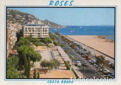 Postkarten: POSTAL PV11669: Plaza Catalunya i vista de Roses PV11669