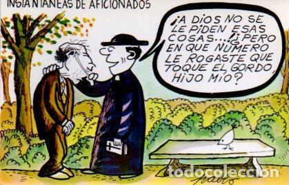 Postkarten: POSTAL PV02229: Loteria Nacional. Dibujos humoristicos por Pablo, Serie P num. 8/12 - NULL