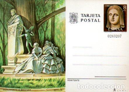 Postales: POSTAL PV11526: Tarjeta postal de Correos vista del Monumento a Becquer n&ordm; 0283207 - NULL