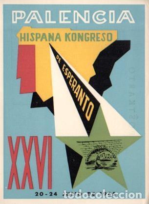 Cartoline: POSTAL PV11908: Publicidad Hispana Kongreso de Esperanto en Palencia 1965 - NULL