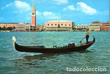 Cartoline: POSTAL PV02418: Panorama con gondola, Venezia - NULL