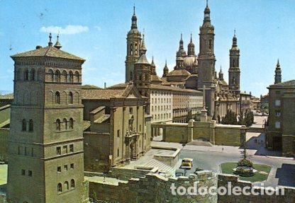 Postkarten: POSTAL PV11360: Murallas y Templo del Pilar, Zaragoza - NULL