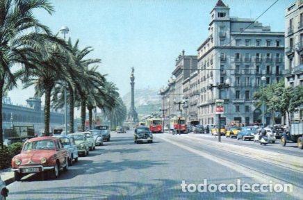 Cartoline: POSTAL PV01563: Paseo de Colon en Barcelona - NULL