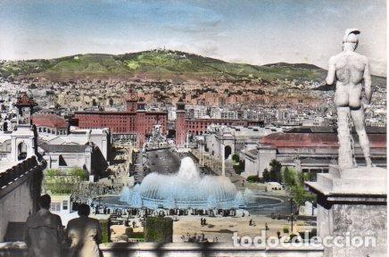Cartes Postales: POSTAL PV01584: Fuentes de Montjuich en Barcelona - NULL