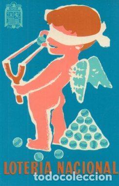 Postkarten: POSTAL PV01904: Publicidad Loteria Nacional cartel premio del concurso 1958 - NULL