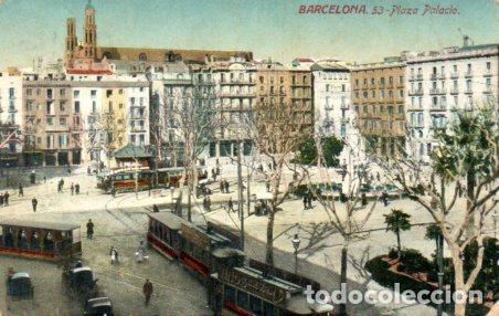 Postales: POSTAL PV03015: Plaza Palacio en Barcelona - NULL