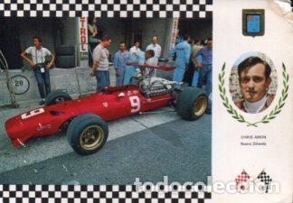 Postales: POSTAL PV12415: Chris Amon con Ferrari V-12 - Foto 1