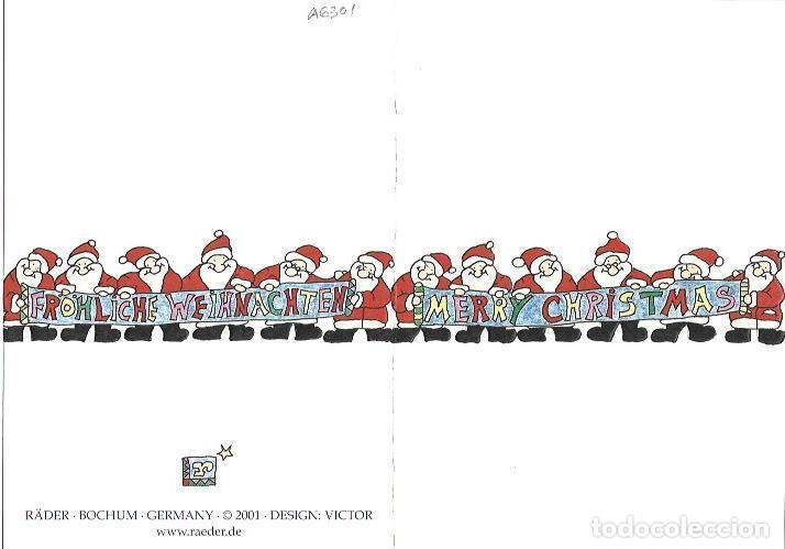 Postales: POSTAL DE NAVIDAD A6301: Papa Noel - Foto 1