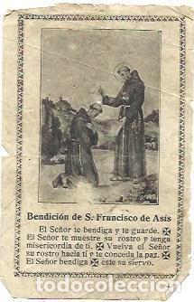 Postales: POSTAL A6911: Bendicion de San Francisco de Asis - NULL