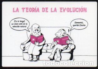 Postales: POSTAL PV13224: Publicidad colecci&oacute;n Metatemas La teoria de la evolucion. Tusquets Editores