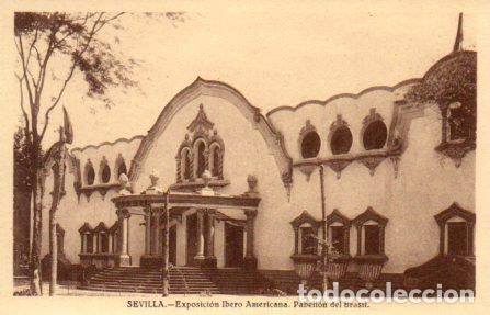 Postales: POSTAL PV03707: Sevilla. Exposicion Ibero Americana Pabellon de Brasil