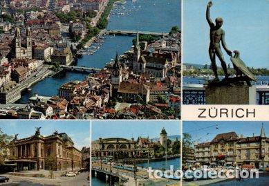 Postkarten: POSTAL PV13416: Vistas de Zurich, Suiza - NULL