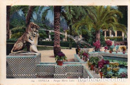 Postais: POSTAL PV03778: Sevilla. Parque Maria Luisa, estanque de los Leones - NULL