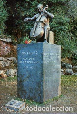 Cartoline: POSTAL PV13475: Monumento a Pau Casals por Joan Rebull - NULL