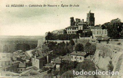 Postais: POSTAL PV03723: Cathedrale St. Nazaire - Eglise St. Jude, Beziers - NULL