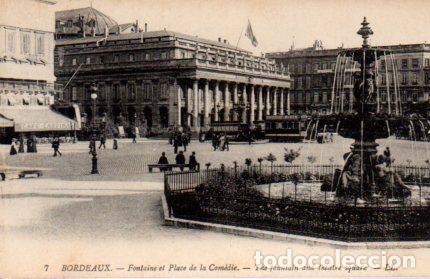 Postais: POSTAL PV03499: Fonteine et Place de la Comedie, Bordeaux - NULL