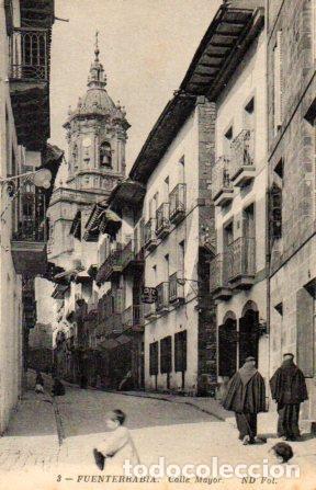 Postales: POSTAL PV03420: Calle Mayor en Fuenterrabia - Foto 1