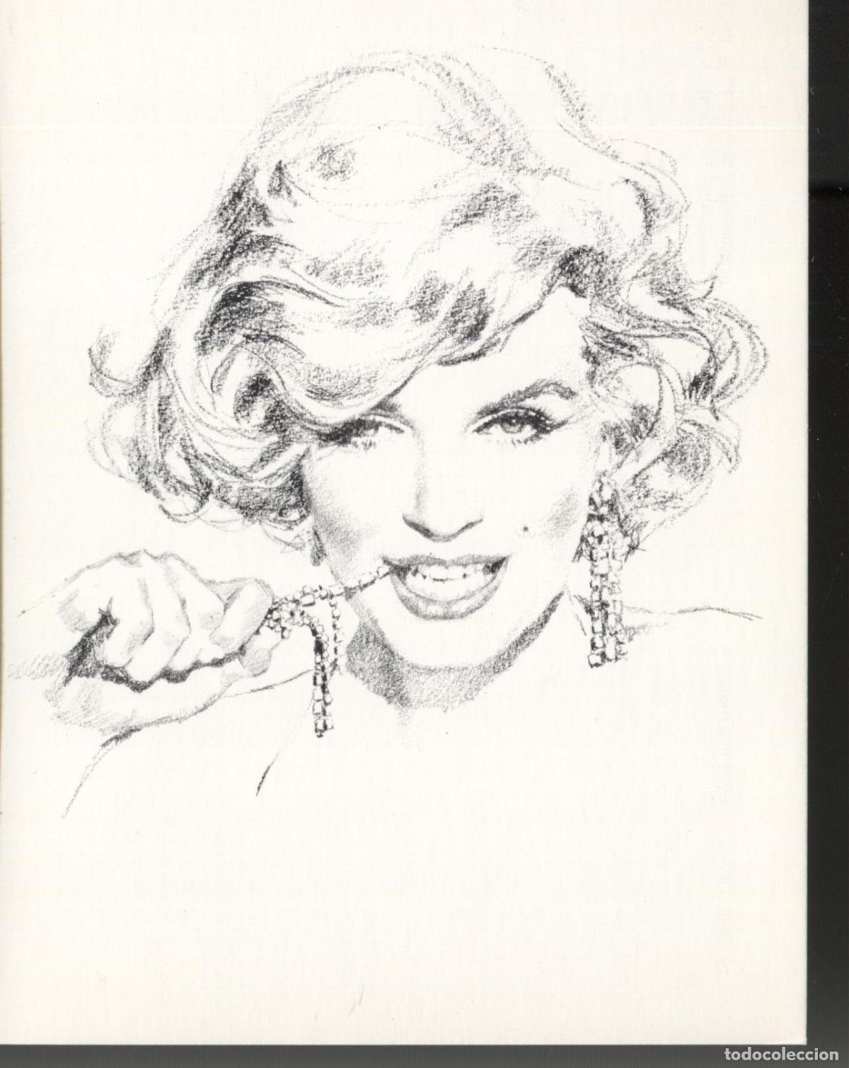 Postkarten: Postal Marilyn Monroe de Pepe Gonzalez modelo 4 - Pepe Gonzalez