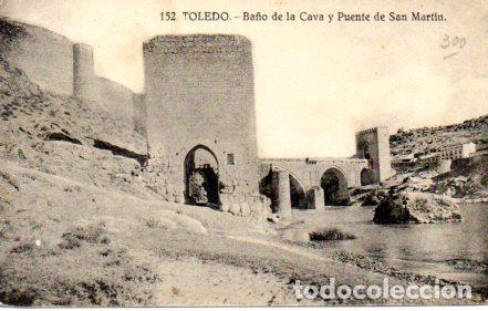Postales: POSTAL PV03578: Ba&ntilde;o de la Cava y Puente de San Martin en Toledo - NULL