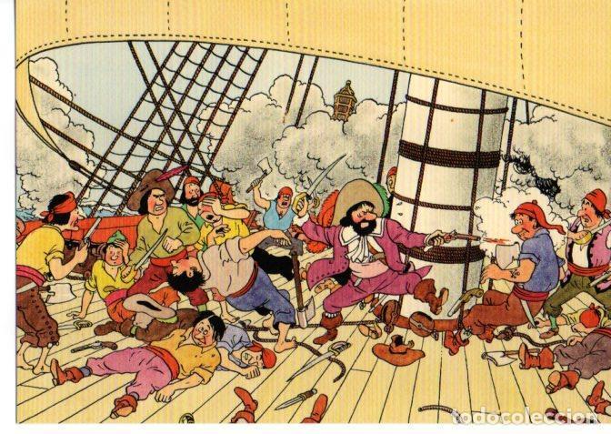 Postales: Postal Tintin: Le Secret de La Licorne ( el secreto del unicornio ) 1943