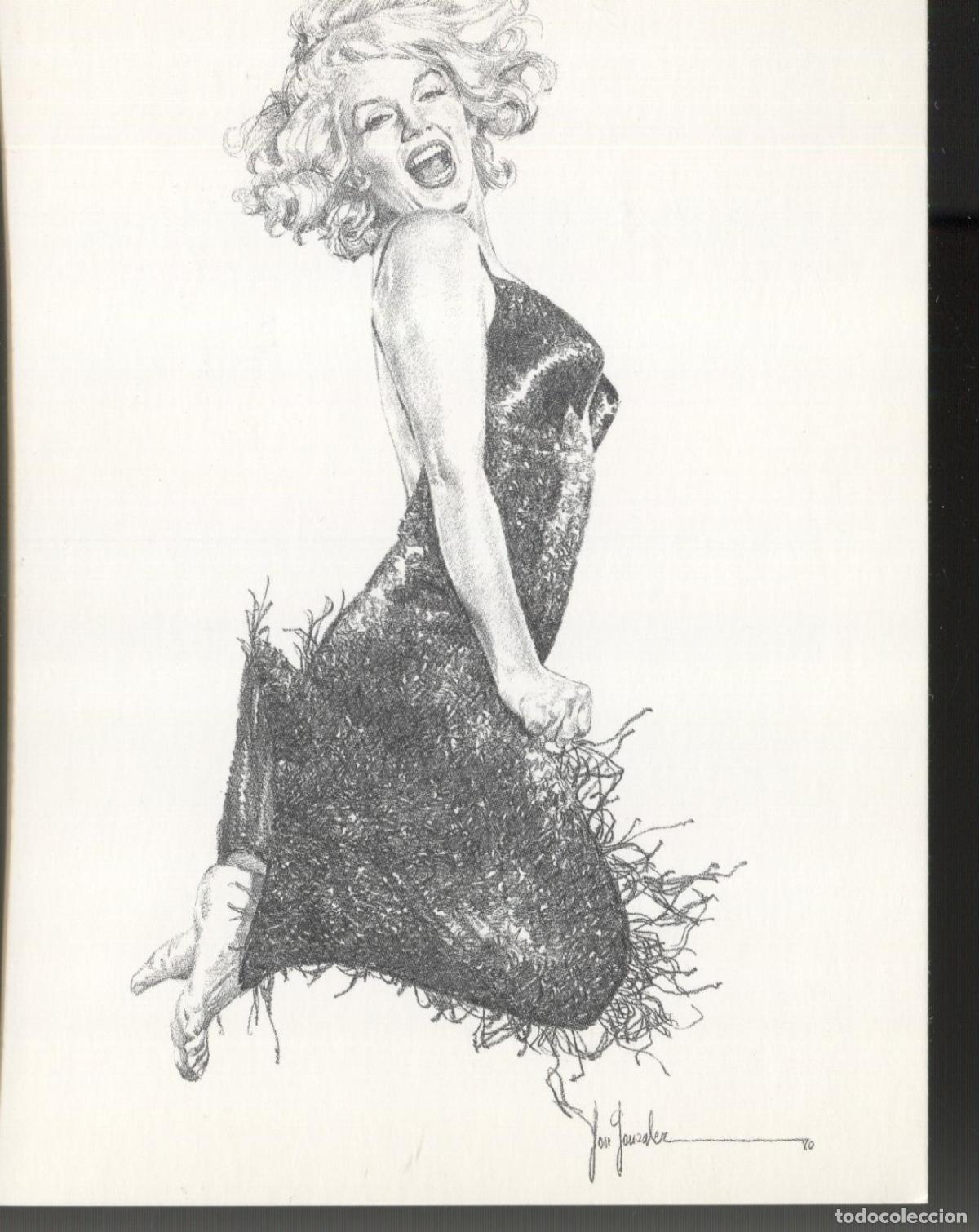 Postales: Norma: Postal Marilyn Monroe de Pepe Gonzalez modelo 3 - Pepe Gonzalez - Foto 1
