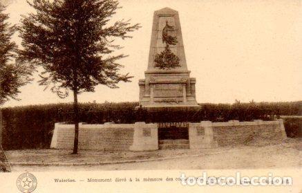 Postais: POSTAL PV03511: Monument a la memoire des combattants Belges, Waterloo - NULL