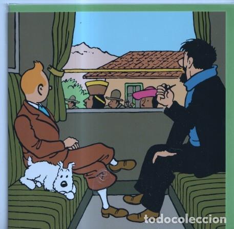 Postales: Tintin: Postal TRENES modelo 4