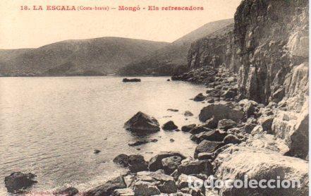Postales: POSTAL PV03604: Mongo. Els refrescadors en La Escala - Foto 1