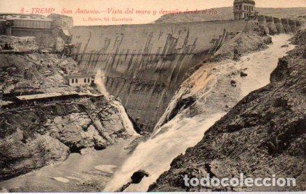 Postais: POSTAL PV03533: Vista del muro y desague del rio en San Antonio, Tremp