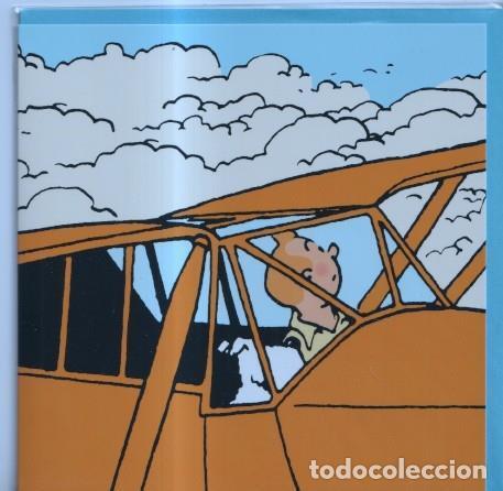 Postales: Tintin: Postal AVIONES modelo 4