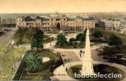 Postkarten: POSTAL PV03882: Casa de gobierno y Plaza de Mayo, Buenos aires - NULL