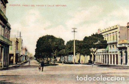 Postkarten: POSTAL PV03918: Paseo del Prado y calle Neptuno, La Habana