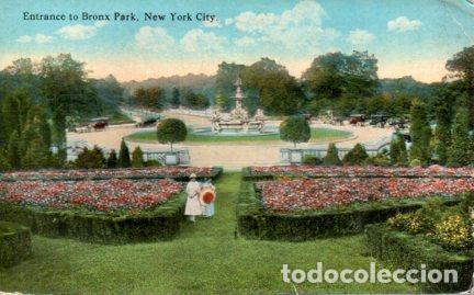 Postkarten: POSTAL PV03832: Entrance to Bronx Park, New York City