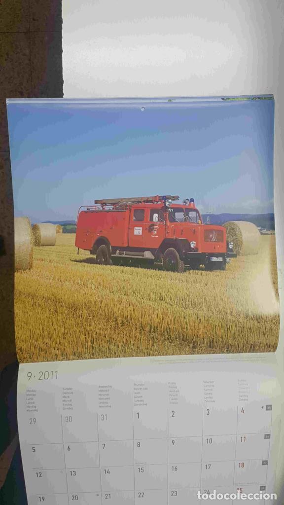 Postkarten: Calendario / Kalender / Calendrier / Calendar: 2011 : Car firefighter (coches bombero) - lamina 09,