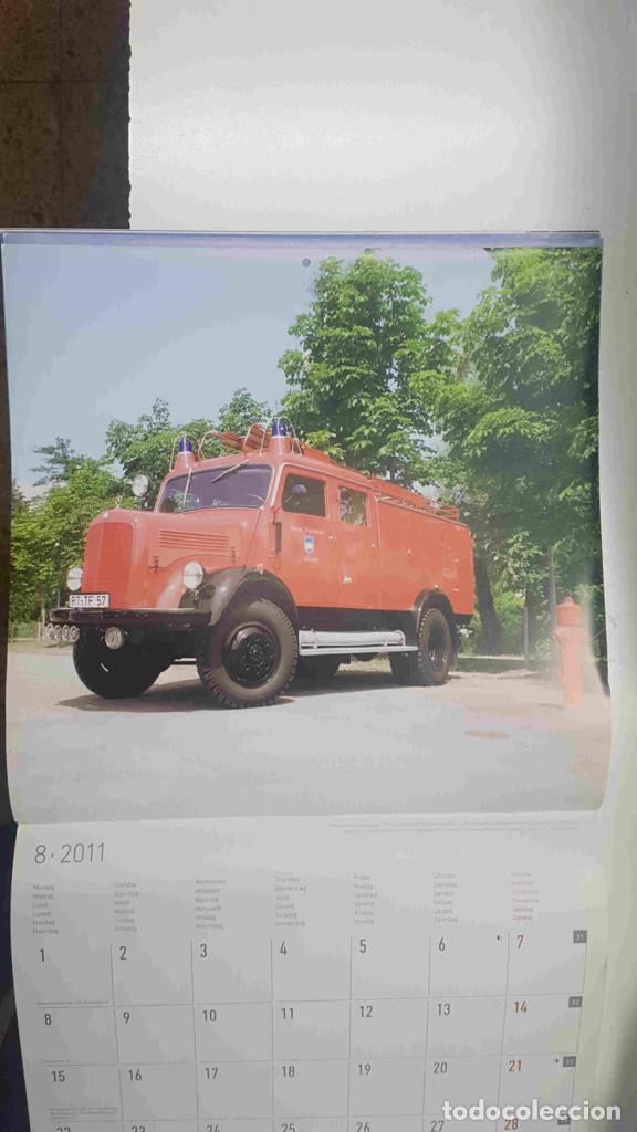 Cartoline: Calendario / Kalender / Calendrier / Calendar: 2011 : Car firefighter (coches bombero) - lamina 08,