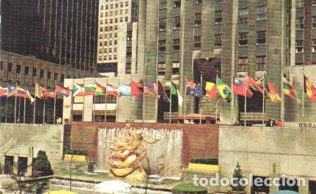 Postkarten: POSTAL PV04315: Prometheus Statue in Rockefeller Plaza, New York