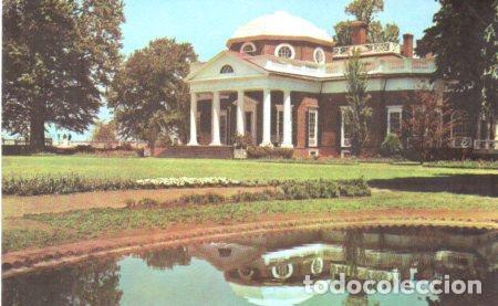 Postkarten: POSTAL PV04316: The home of Thomas Jefferson, Charlottesville - NULL
