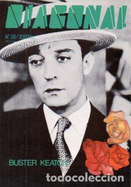 Postcards: POSTAL PV05386: Publicidad Revista Diagonal portada n&ordm; 38 Buster Keaton - NULL