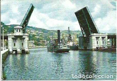 Postcards: POSTAL A4029: Puente basculante de Bilbao - NULL