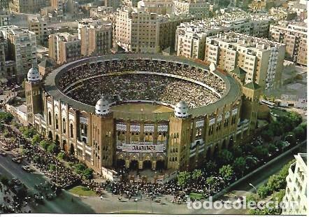 Postkarten: POSTAL A3976: Vista aerea de la plaza de toros Monumental de Barcelona