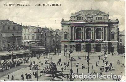 Postcards: POSTAL A3451: Montpellier. Plaza de Comedie - NULL