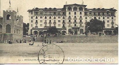 Postkarten: POSTAL A4555: Hotel Eskualduna en Hendaye - NULL