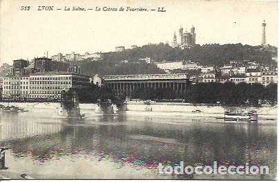 Postales: POSTAL A4612: El Saone en Lyon - Foto 1
